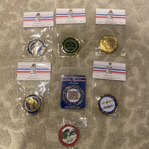 United States Military Two Sided Challenge Coins - Eagle Crest - Neu - Bild 1 von 12