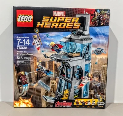 LEGO Marvel Superheroes: Attack on Avengers Tower (76038) NEW SEALED Retired - Image 1 of 3