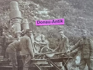 Foto K.U.K Österreich Ungarn, 30,5 Cm Mörser,Stizzonetal,Italien 1918 TOP !! - Bild 1 von 4