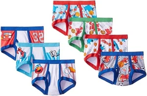 Sesame Street Boys Briefs 7-Pack Toddler Boys Underwear Size 4T - Picture 1 of 2