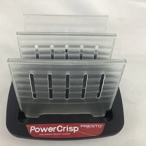 Presto Power Crisp Microwave Bacon Cooker Model 05101 - Picture 1 of 7
