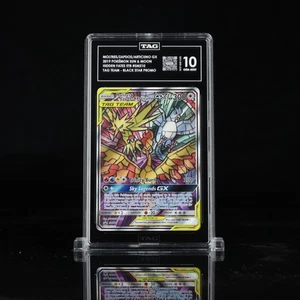 Pokemon 2019 Moltres & Zapdos & Articuno GX SM210 Tag Team Promo TAG 10 GEM MINT - Picture 1 of 2