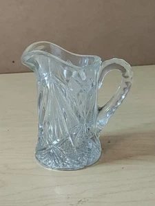 EAPG Co-operative Flint Glass REX Child's Toy Pitcher 3 3/4" - Picture 1 of 14