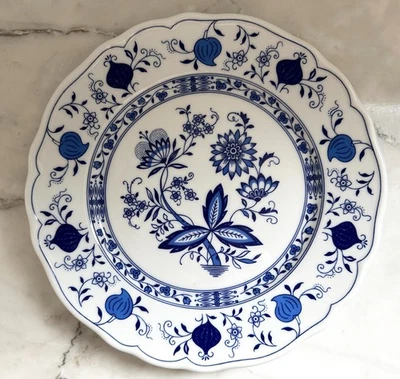 Form Marienbad Ingres Weiss Teller Speiseteller Essteller Zwiebelmuster - Bild 1 von 2