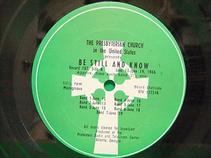 The Presbyterian Church Be Still And Know 1966 Radio Show VG++ LP 187 122346 - Picture 1 of 3