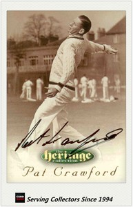 1996 Futera Cricket Heritage Collection Signature Card NO30 Pat Grawford