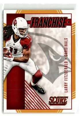 Larry Fitzgerald  Arizona Cardinals 2016 Score Football Franchise Gold  #29 - Image 1 of 2