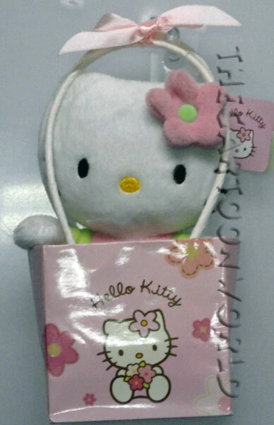 Peluche DISNEY SANRIO HELLO KITTY 15cm con SCATOLINA - Immagine 1 di 2