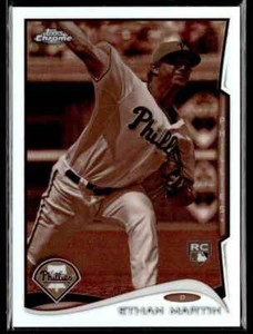 Ethan Martin 2014 Topps Chrome Sepia Refractors #128 RC 30/75 SKUJA7995
