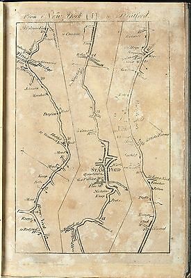 1789 Atlas COLONIAL ROADS UNITES STATES COLLES Old Antique Maps Towns INNS B8 • 7.99$