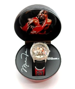 Vintage MICHAEL JORDON Mens Quartz Watch by Wilson with Basketball Styled Case - Picture 1 of 8