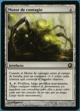 Contagion Engine Scars of Mirrodin (SPANISH) NM Rare CARD (180411) ABUGames