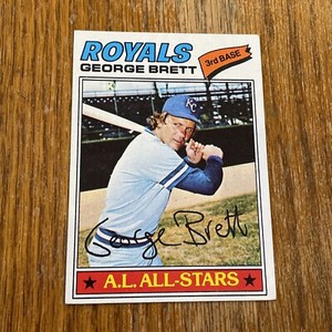 1977 Topps #580 - George Brett - Kansas City Royals - HOF - NM+ Clean Centered