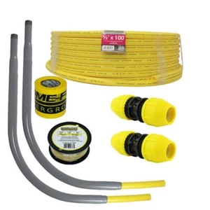 Underground IPS New Install Kit, Pipe, Couplers, Meter Risers Gas Line Detection - Picture 1 of 6
