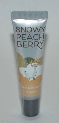 1 NUEVO BATH & BODY WORKS NEVADO MELOCOTÓN BAYA BRILLO LABIAL BRILLO BÁLSAMO STICK Foto 1 de 4