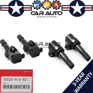 NEW OEM 4PCS 30520-R1A-A01 Ignition Coil Fit For 2012- 2023 Honda CR-V CIVIC IX - Picture 1 of 8