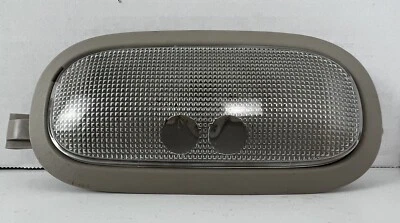 1999-2006 OEM Chevy GMC Silverado Sierra Overhead Dome Light Trim Gray 15771414 - Image 1 of 4