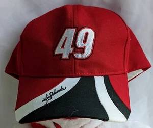Vintage RED BARON #49 Ken Schrader NASCAR BASEBALL HAT CAP Signed - Picture 1 of 3