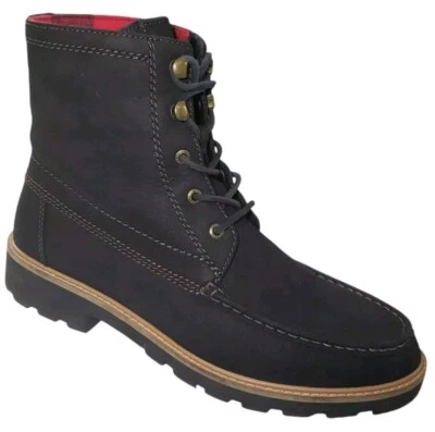 Botas Sperry Chukka para mujer talla 9 Top-Sider cuero negro con orugas NUEVAS 838389 Foto 1 de 4