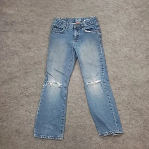 Childrens Place Jeans Boys 8 Blue Straight Pants Adjustable Waist Kids Youth * - Picture 1 of 10