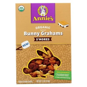 Annie'S Homegrown Organic Bunny Grahams S'Mores 7.5 Oz - Picture 1 of 4