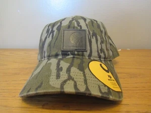 NEW MEN'S CARHARTT OSFA STRAP MOSSY OAK CAMO BASEBALL CAP HAT - Picture 1 of 3