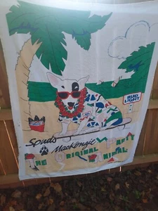 Spud Mackenzie The Original Party Animal 1980’s Vintage Beach Towel 51"×65" - Picture 1 of 14