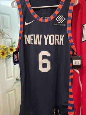 Auténtica camiseta Nike Kristaps Porzingis New York Knicks City Edition talla 52 Foto 1 de 4