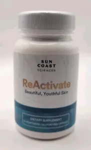 Sun Coast Sciences ReActivate for Beautiful Youthful Skin 30 Capsules Exp 9/2026 - Picture 1 of 3
