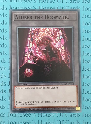 Aluber the Dogmatic SDAZ-EN051 Counter/Token Yu-Gi-Oh Card 1st Edition New - Image 1 of 3