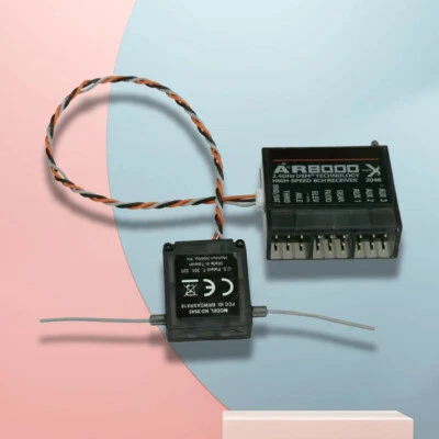 2.4GHz AR8000 8CH Receiver Extended DSMX Channel For DX7s DX8 DX9 Dx18 NEW - Image 1 of 3