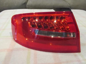 2009 2010 2011 2012 AUDI A4 S4 SEDAN DRIVER LEFT SIDE OEM LED OUTER TAILLIGHT - Picture 1 of 5