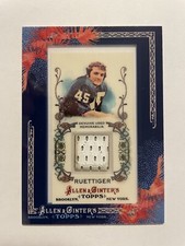 NOTRE DAME FOOTBALL RUDY RUETTIGER Used Memorabilia Relic Card - AGR-RRU