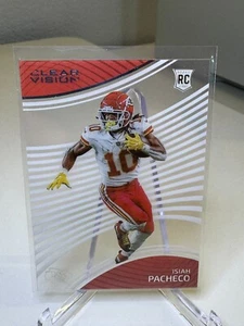 ISIAH PACHECO 2022 CHRONICLES CLEAR VISION ROOKIE CHIEFS RC 🔥🔥 - Bild 1 von 2
