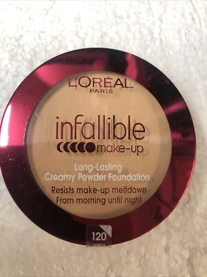 Loreal Infallible Long Lasting Creamy Powder Foundation 120 Vanilla Sealed - Image 1 of 2