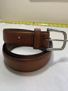 Tommy Hilfiger Size M Brown Dress Belt - Picture 1 of 10