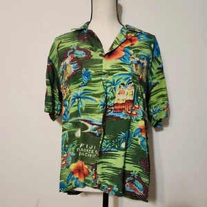 Vintage 70s 80s Bandolero Hawaiian Shirt Fiji Beach Islands Surf Hula - Picture 1 of 12