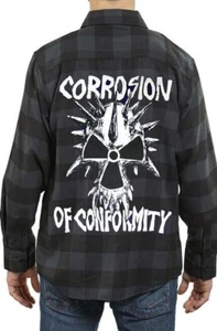 CORROSION OF COMFORMIT Heavy Metal Band Herren Karo Flanell (mehrere Variationen - Bild 1 von 11