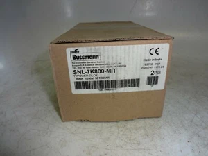 2 Nib Bussmann SNL-7K800-MIT SNL7K800MIT Fuse 800A 1250V New - Picture 1 of 4