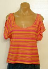 #7104 CUTE NEW W/TAGS 'MADE 4 ME 2 LOOK AMAZING' STRETCH BARE SHOULDER TOP SZ SM