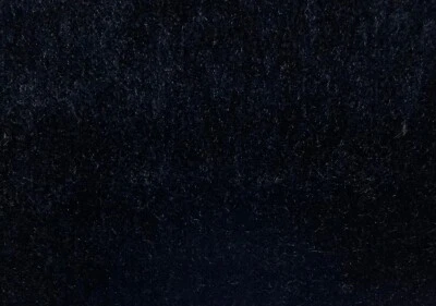 DESIGNER PLUSH MOHAIR BLACK WOOL VELVET UPHOLSTERY DRAPERY FABRIC BY YARD 55"W - Image 1 of 4