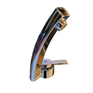 Folding Chrome Mixer Tap Florenz Kompakt For Caravans & Campervans - Picture 1 of 7