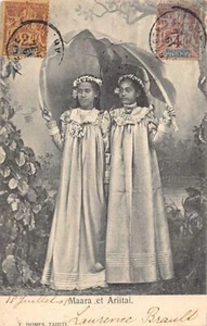 Polynésie - Maara et Arritai, femmes polynésiennes - Ed. F. Homes - Picture 1 of 2