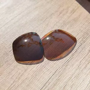 Walleva Brown Mr.Shield Polarized Replacement Lenses for Oakley TwoFace XL - Picture 1 of 10