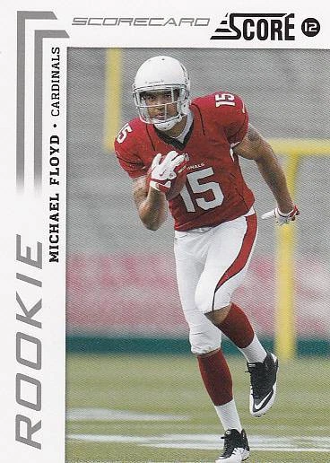 2012 Score Scorecard #356 Michael Floyd Cardinals - Image 1 of 1