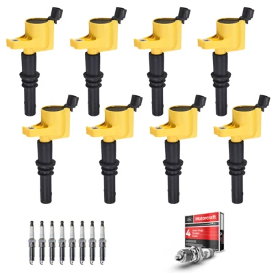 Bobina de encendido de alta resistencia y bujía Motorcraft Platinum para Ford F150 FD508 Foto 1 de 4