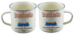 SET of 2 Bushells Tea Enamel Mugs - 425ml Licensed - Bild 1 von 2