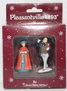 FIGURAS DE PUEBLO PLEASANTVILLE 1893 #1675 KEN BROWN Y MISS JOSEPHINE LITTLEFIELD - Imagen 1 de 2