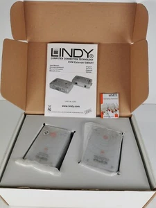 Lindy Smart KVM Extender PC Server Cat.5 XVGA PS/2 - CPU Switch  150m NEW Unused - Picture 1 of 23