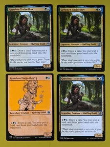 Gretchen Titchwillow x4 Adventures in the Forgotten Realms 4x MTG 1 Showcase - Picture 1 of 1